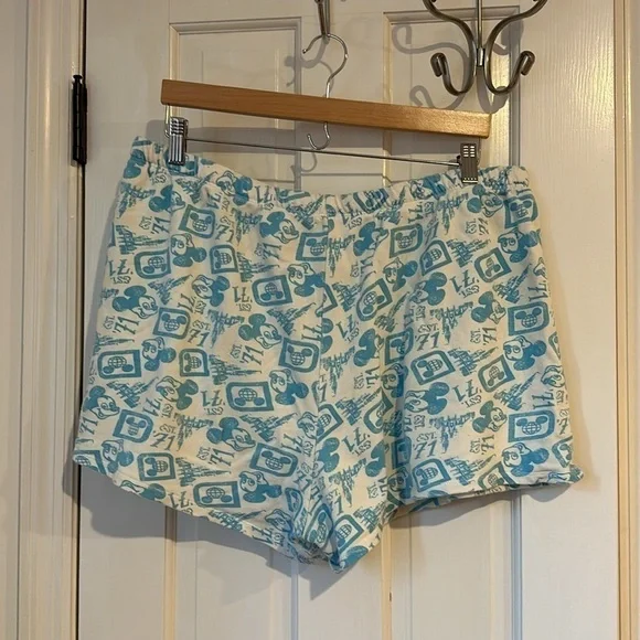 Disney sleep shorts in blue and white womans xl - Picture 4 of 4